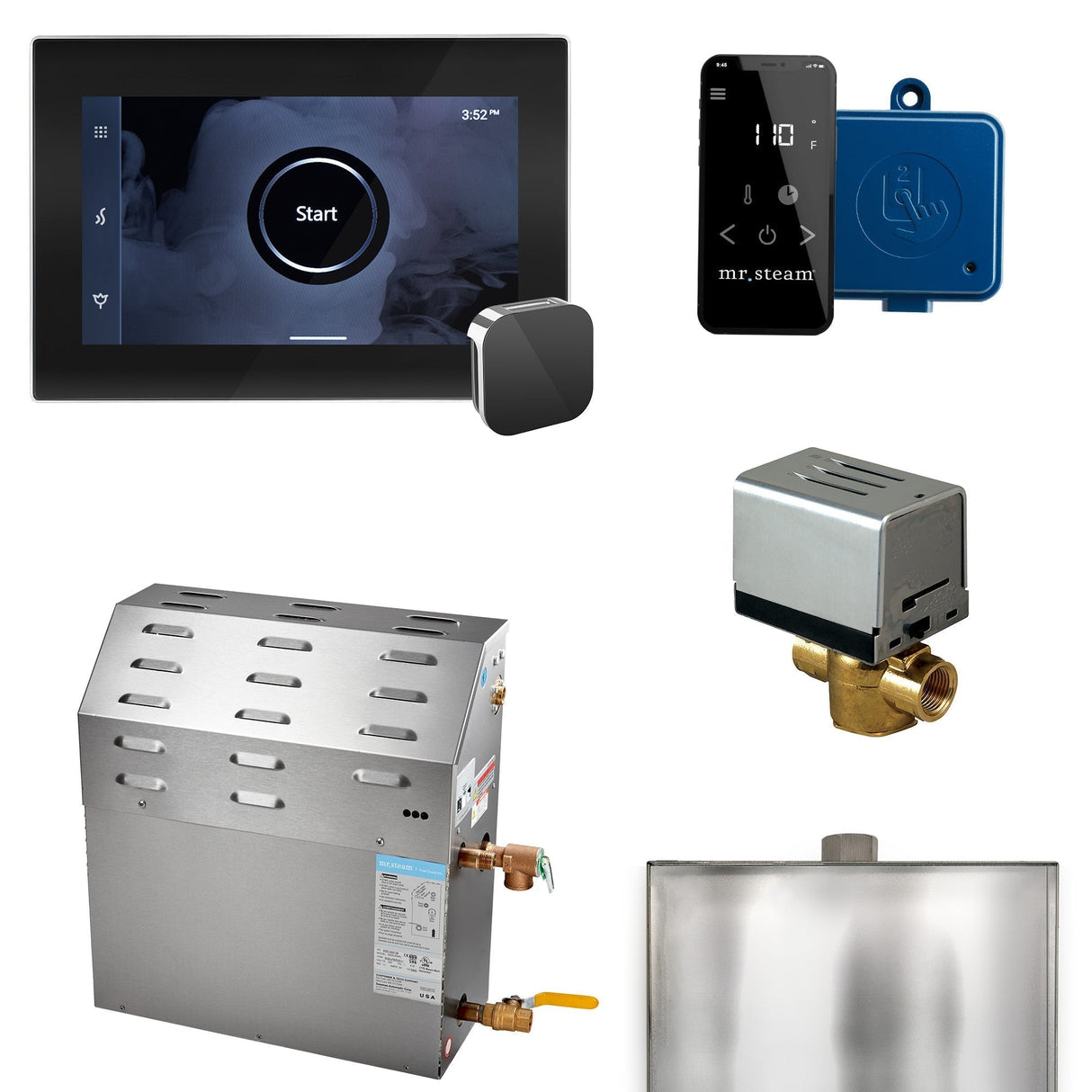Mr.Steam Super XButler 15 kW Steam Shower Generator Package | Empire Saunas