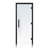 Prosaunas Clear Black Prehung Glass Sauna Door Right Hinge