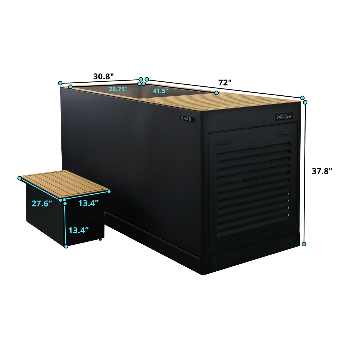 Revive Fully Insulated Luxury Plunge Tub | Empire Saunas