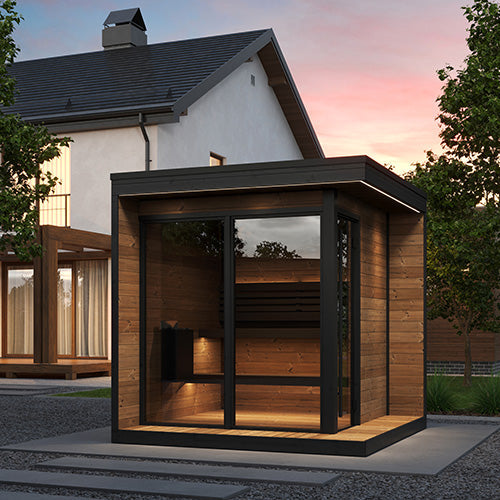 SaunaLife 6 Person Garden Luxury-Series Outdoor DIY Kit GL6 | Empire Saunas