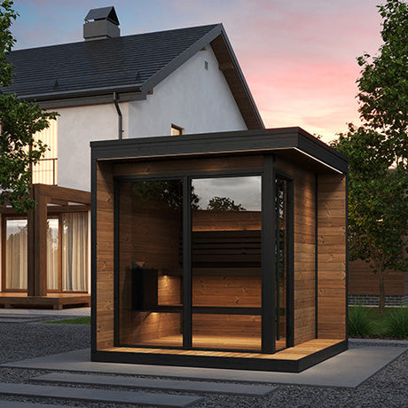 SaunaLife 6 Person Garden Luxury-Series Outdoor DIY Kit GL6 | Empire Saunas