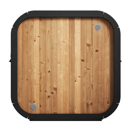 SaunaLife Model CL4G Outdoor Cube Sauna Back View