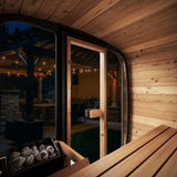 SaunaLife Model CL4G Outdoor Cube Sauna Inside View