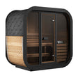 SaunaLife Model CL4G Outdoor Cube Sauna Side View