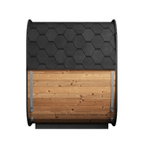 Saunalife Model Cl5G Outdoor Cube Sauna Side View