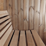 Saunalife Model E8 Ergo Barrel Sauna Bench View