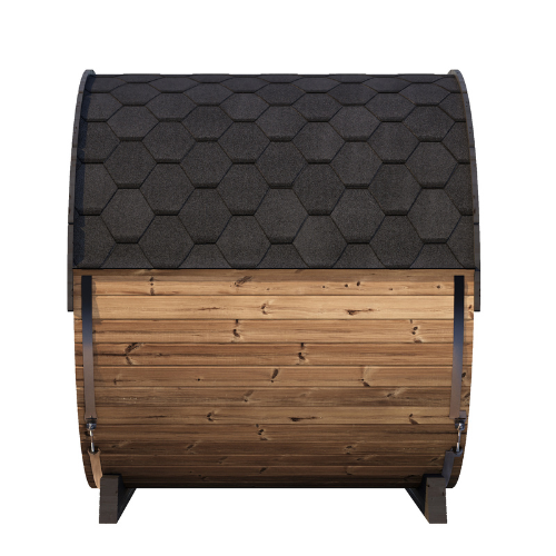 Saunalife Model Ee8G Ergo Elegance Barrel Sauna Side View