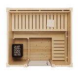 Saunalife Model G2 Garden Outdoor Home Sauna Kit Aerial View