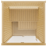 Saunalife Model X2 Xperience Indoor Home Sauna Aerial View