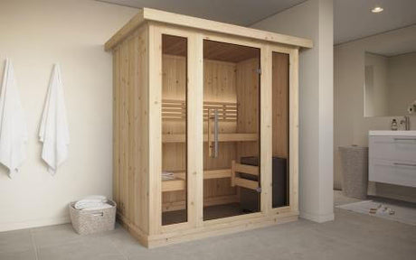 Saunalife Model X6 Xperience Indoor Home Sauna Outside View