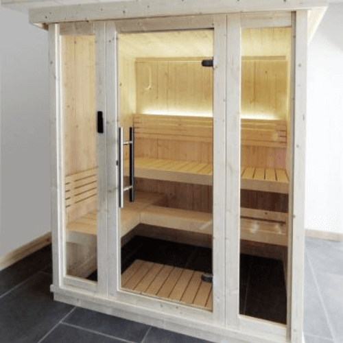 Saunalife Model X7 Xperience Indoor Home Sauna Front View