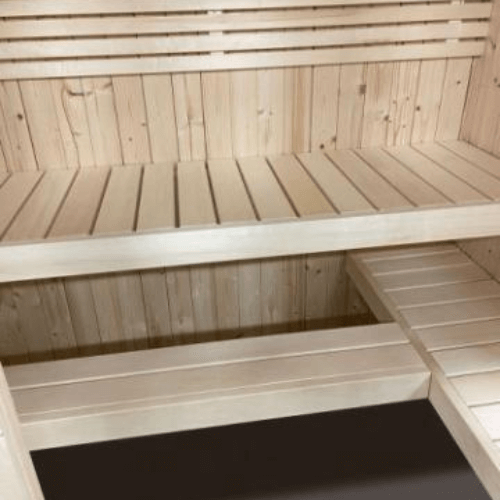 Saunalife Model X7 Xperience Indoor Home Sauna Bench View