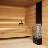 Side view of the Saunum Air Stainless Sauna Heater