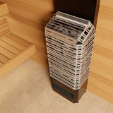 Top angle view of the Saunum Air Stainless Sauna Heater