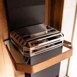 Close angle top view of the Saunum Air L Sauna Heater