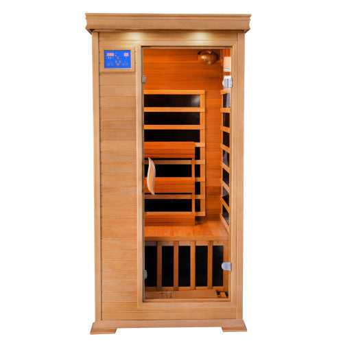 Sunray 1 Person Indoor Infrared HL100K Sedona | Empire Saunas