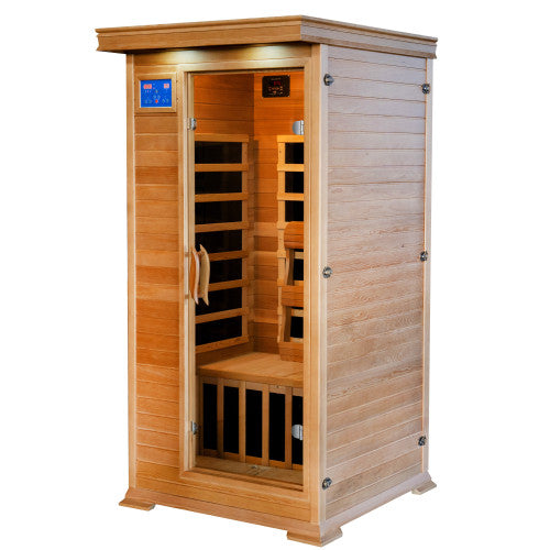 Sunray 1 Person Indoor Infrared HL100K Sedona | Empire Saunas