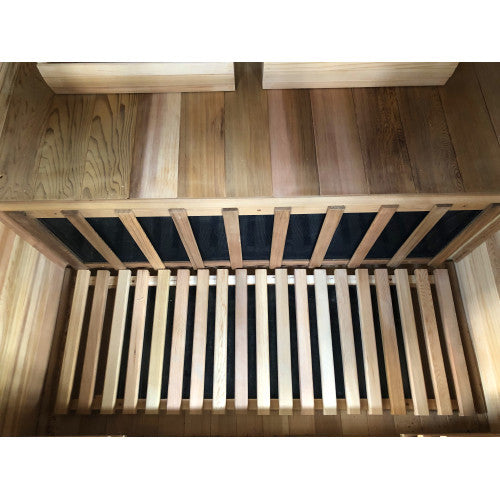 Sunray 2 Person Indoor Infrared Cedar HL200K Sierra | Empire Saunas