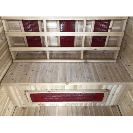 Sunray Burlington 2-Person Outdoor Infrared Cabin | Empire Saunas