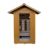 Sunray Burlington 2-Person Outdoor Infrared Cabin | Empire Saunas