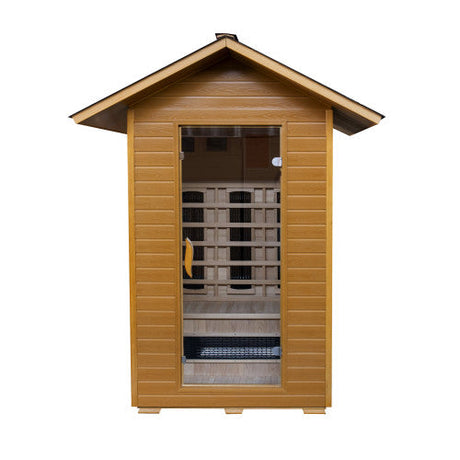 Sunray Burlington 2-Person Outdoor Infrared Cabin | Empire Saunas