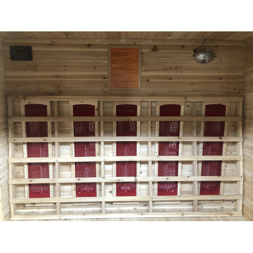 Sunray Cayenne 4-Person Outdoor Infrared Cabin | Empire Saunas