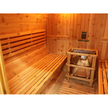 Sunray Galley 4-Person Traditional Outdoor Barrel | Empire Saunas
