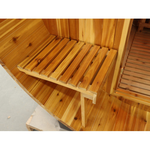 Sunray Oasis 2-4 Person Traditional Outdoor Barrel | Empire Saunas