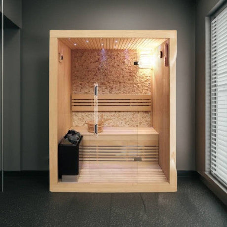 Sunray Rockledge 2-Person Luxury Indoor Traditional | Empire Saunas
