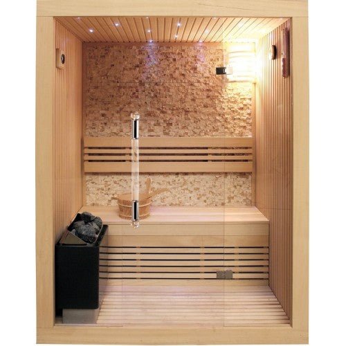 Sunray Rockledge 2-Person Luxury Indoor Traditional | Empire Saunas