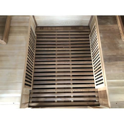 Sunray Roslyn 4-Person Indoor Infrared Cedar | Empire Saunas