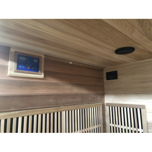 Sunray Roslyn 4-Person Indoor Infrared Cedar | Empire Saunas