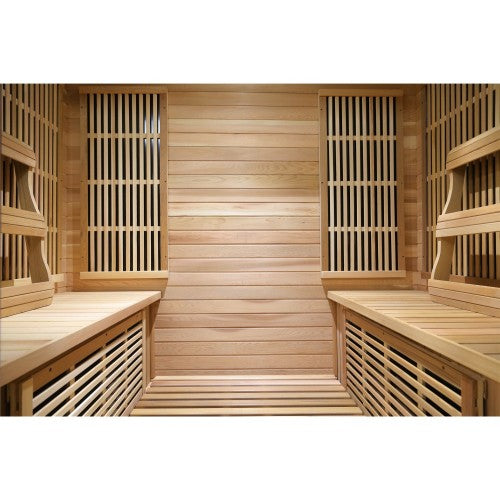 Sunray Roslyn 4-Person Indoor Infrared Cedar | Empire Saunas