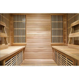 Sunray Roslyn 4-Person Indoor Infrared Cedar | Empire Saunas