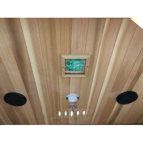 Sunray Savannah 3-Person Indoor Infrared Cedar | Empire Saunas