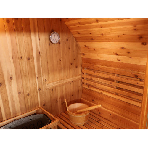 Sunray Solace 2-Person Outdoor Barrel Solace 200SH | Empire Saunas