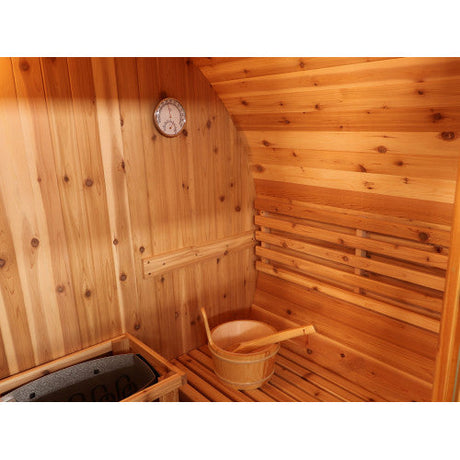 Sunray Solace 2-Person Outdoor Barrel Solace 200SH | Empire Saunas