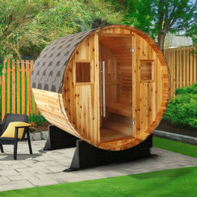 Sunray Solace 2-Person Outdoor Barrel Solace 200SH | Empire Saunas