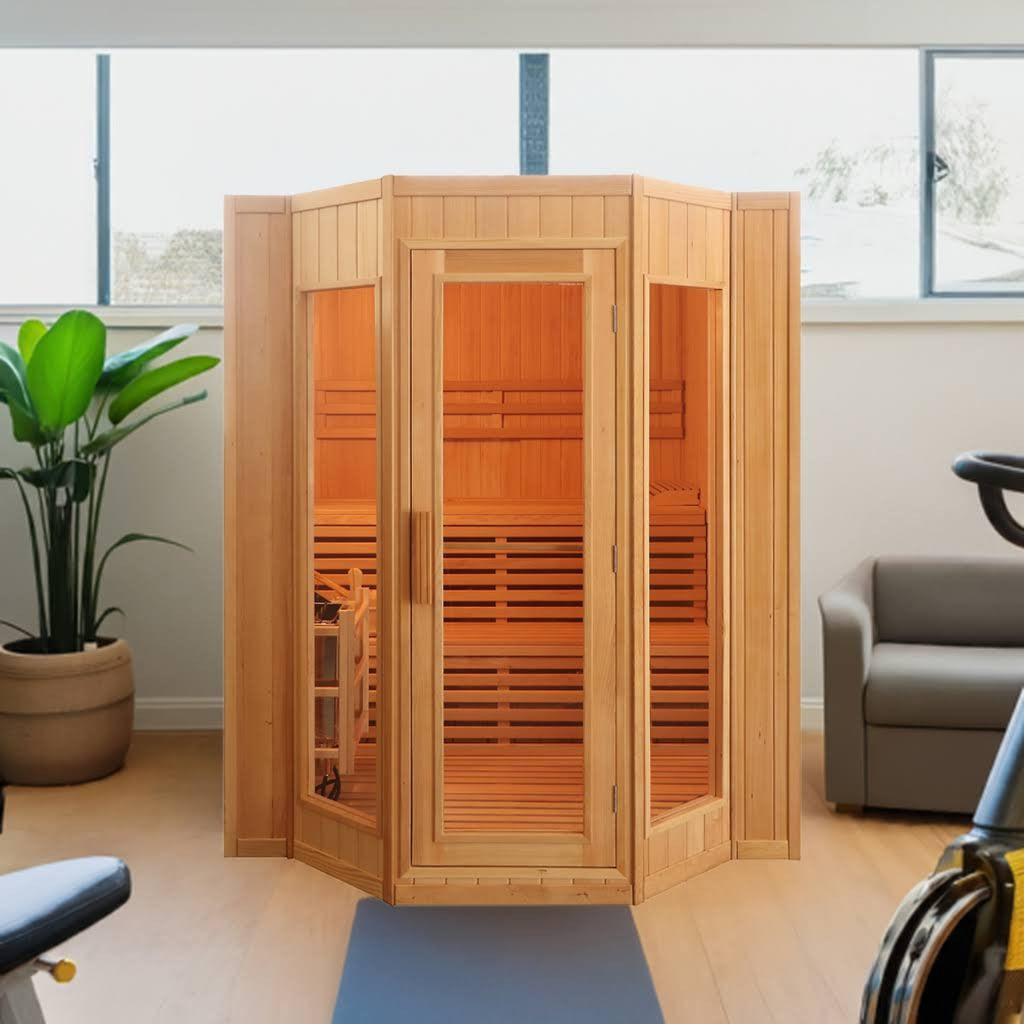 Sunray Tiburon 4-Person indoor Traditional HL400SN | Empire Saunas