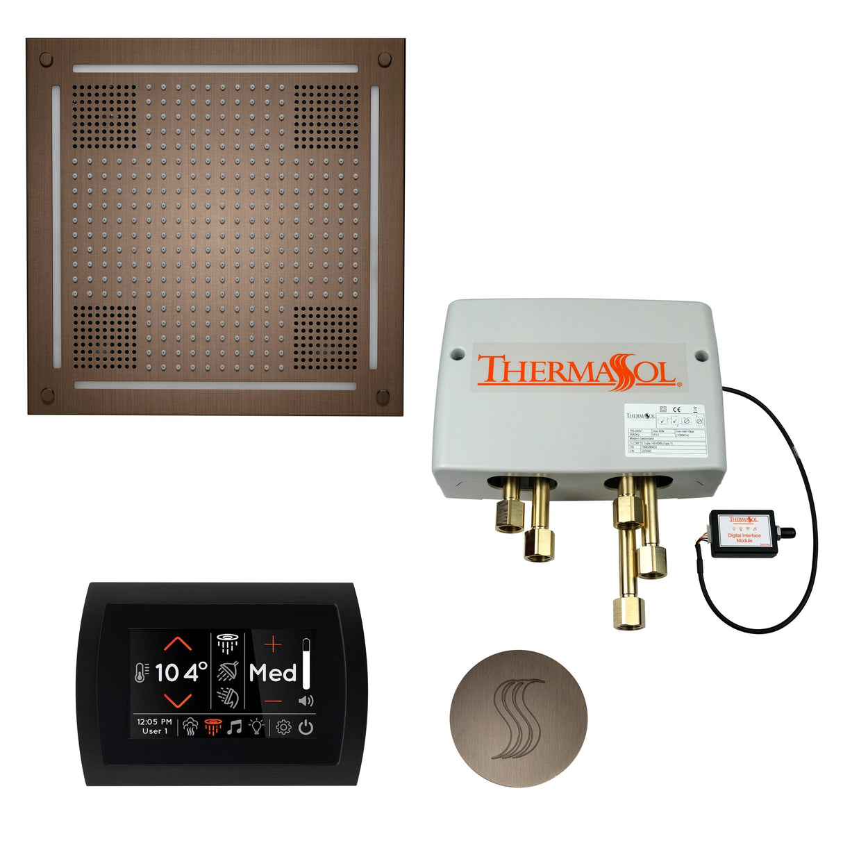 Thermasol The Total Wellness Package Hydrovive With Signatouch Round | Empire Saunas