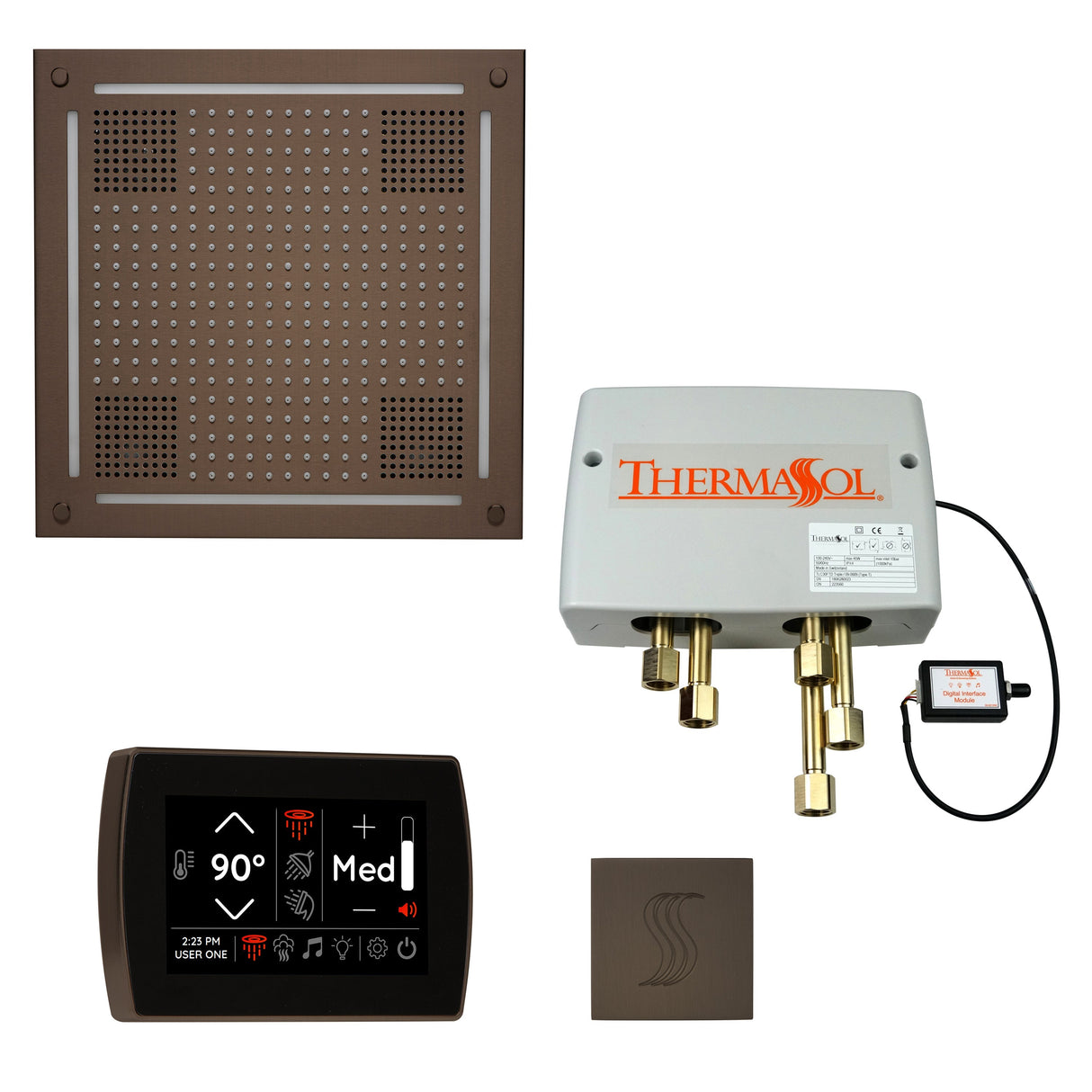 Thermasol The Total Wellness Package Hydrovive With Signatouch Square | Empire Saunas