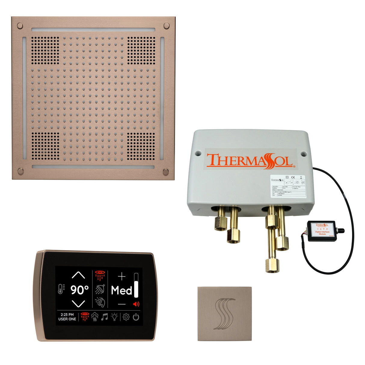 Thermasol The Total Wellness Package Hydrovive With Signatouch Square | Empire Saunas