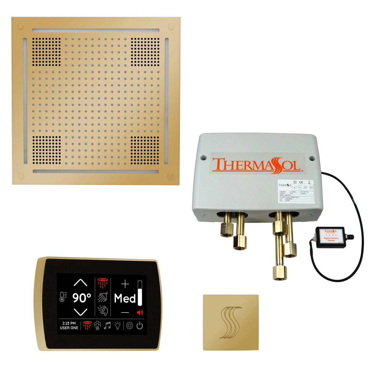 Thermasol The Total Wellness Package Hydrovive With Signatouch Square | Empire Saunas