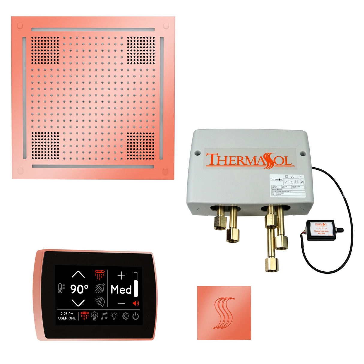 Thermasol The Total Wellness Package Hydrovive With Signatouch Square | Empire Saunas