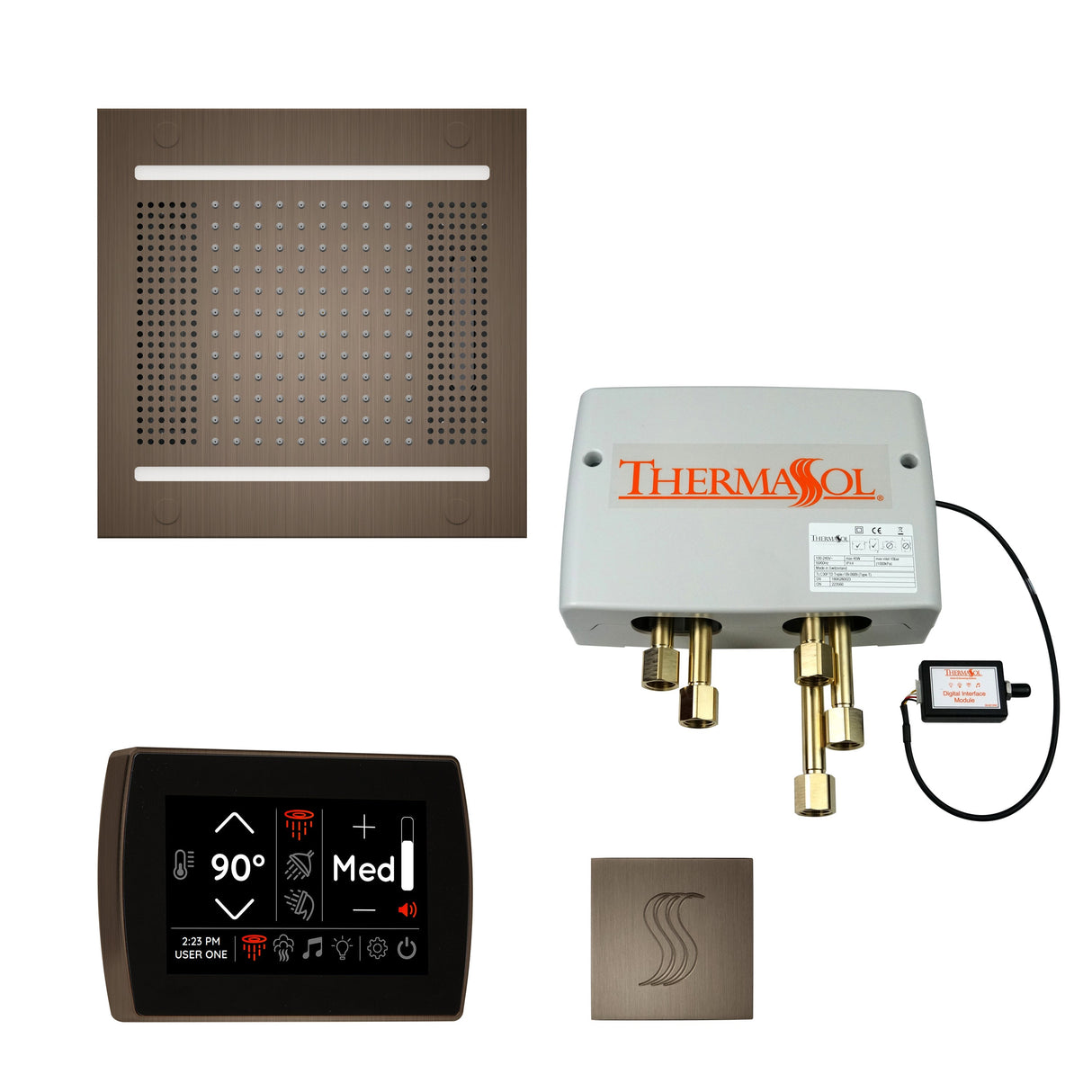 Thermasol The Total Wellness Package Hydrovive14 With Signatouch Square | Empire Saunas