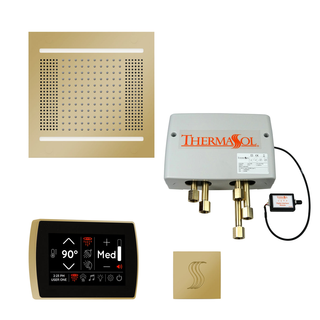 Thermasol The Total Wellness Package Hydrovive14 With Signatouch Square | Empire Saunas