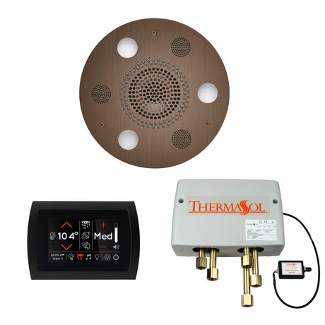 Thermasol The Wellness Shower Package With Signatouch Round | Empire Saunas