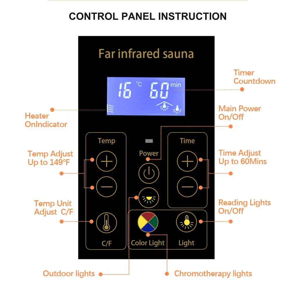 Wizzi Saunas 1 Person Mini Full Spectrum Infrared | Empire Saunas