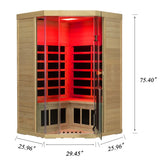 Wizzisaunas 2-3 Person Full Spectrum Low EMF Infrared | Empire Saunas